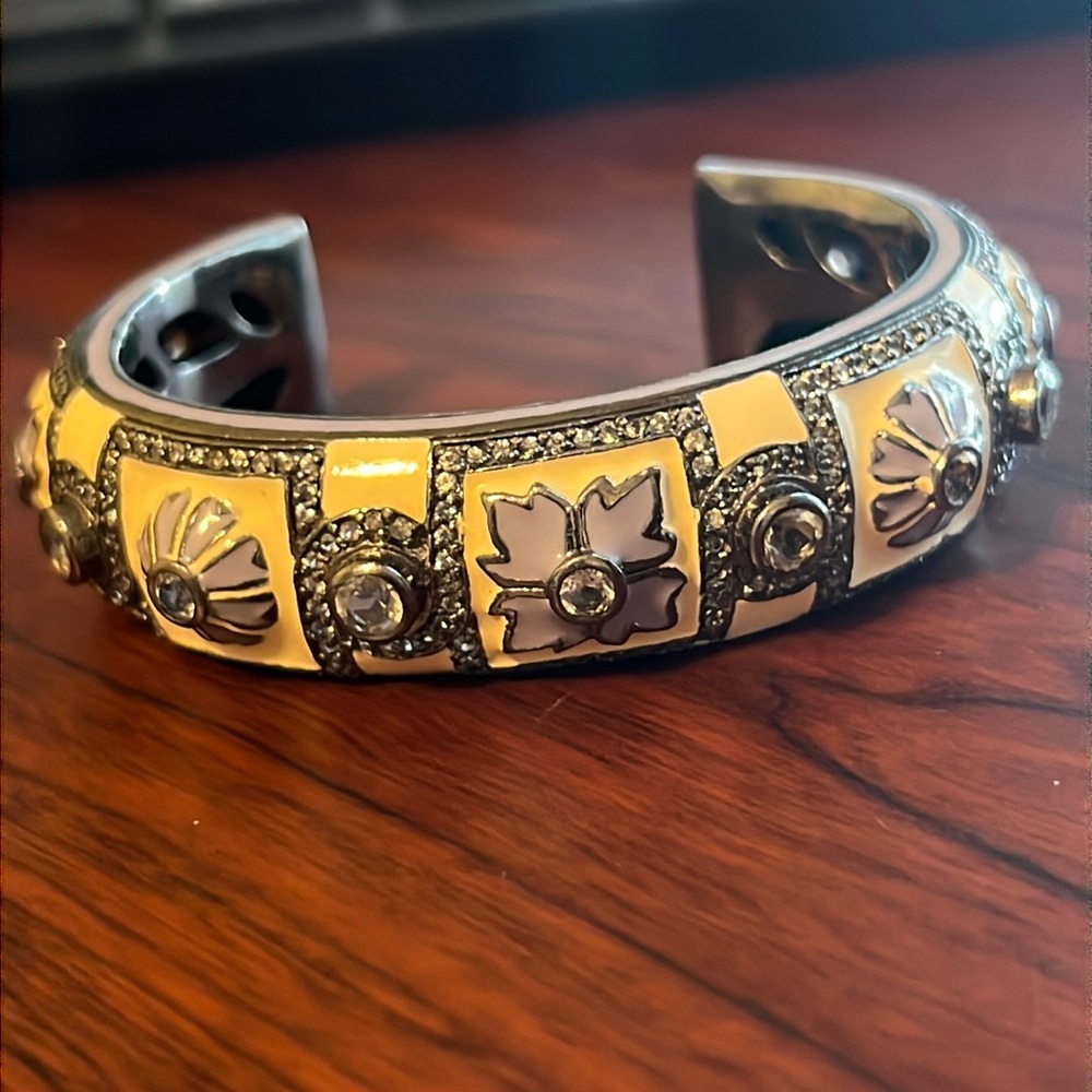 MCL by Matthew Campbell Laurenza Cuff Bracelet Enameled 925 Silver (H)